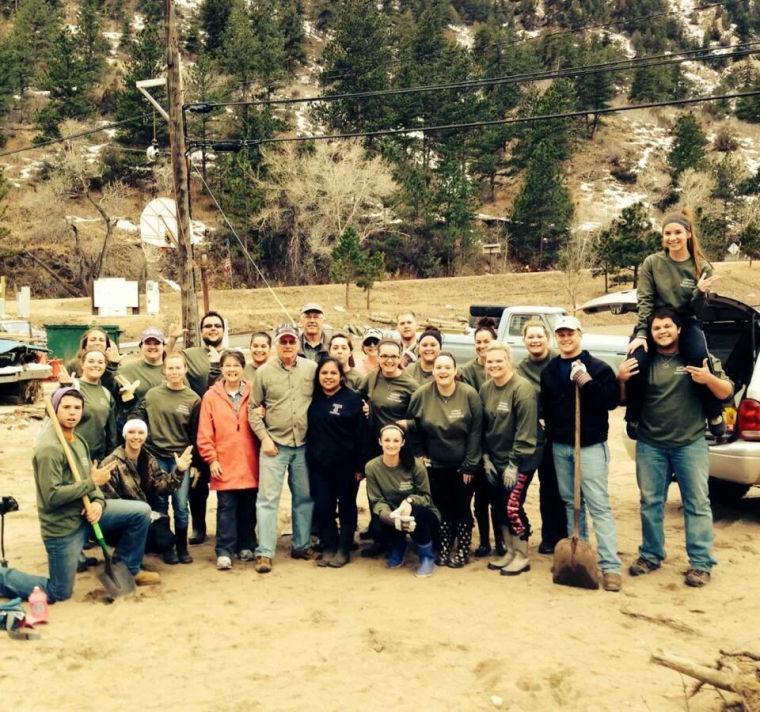 During spring break, 34 Tarleton State University students traveled to Colorado to help the victims of the floods that swept through the area in September 2013.