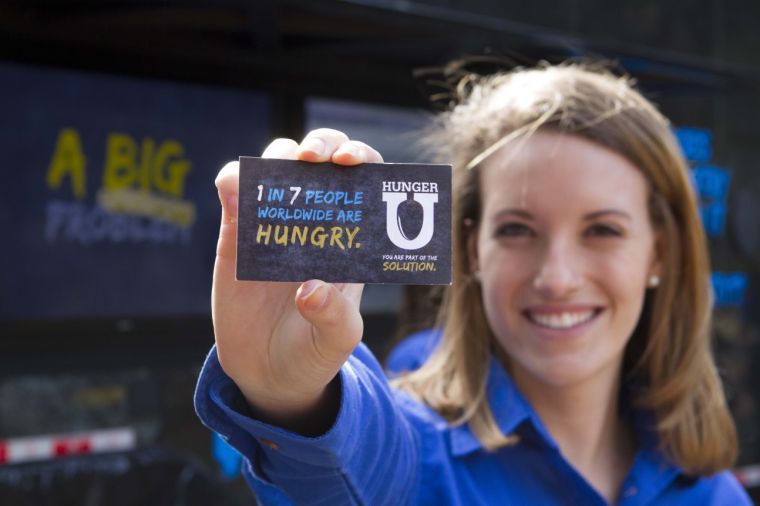 HungerU aims to challenge students to start talking about the worlds food crisis.