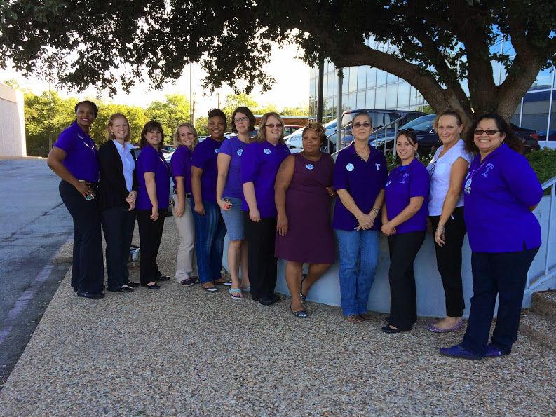 Students at Tarletons Fort Worth campus held a demonstration to increase awareness of suicide and prevention.