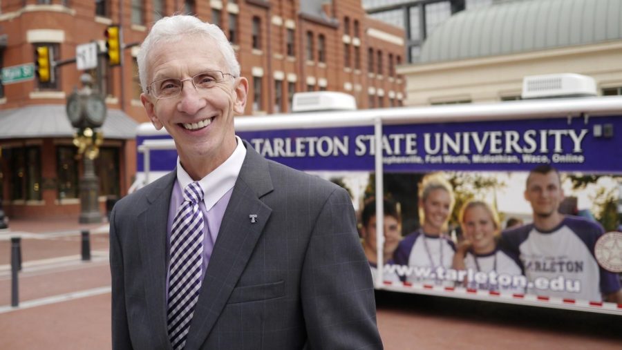 Tarleton+President+Dr.+F.+Dominic+Dottavio+attended+the+announcement+of+a+new+Fort+Worth+campus+in+Sundance+Square+last+fall.