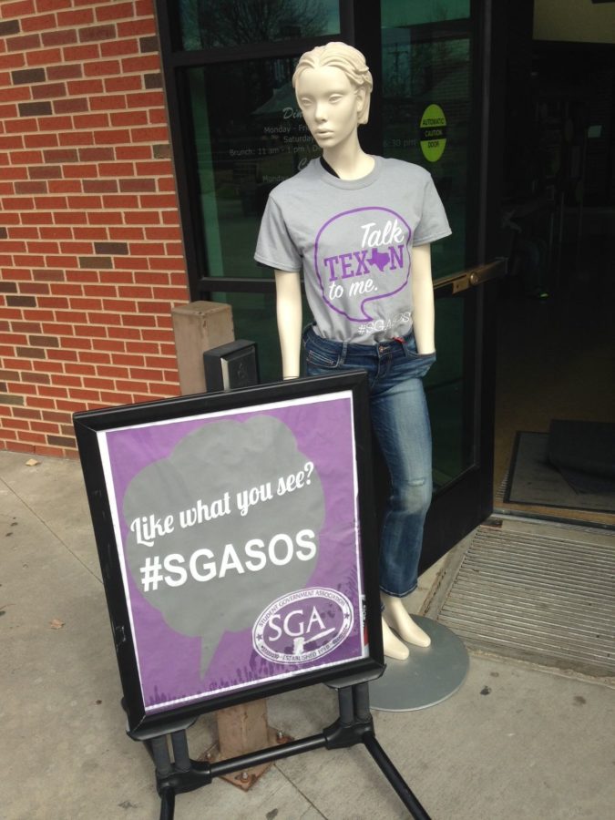 A displayed a mannequin as part of the campaign for #SGASOS.