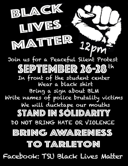 Tarleton student to hold silent Black Lives Matter protest
