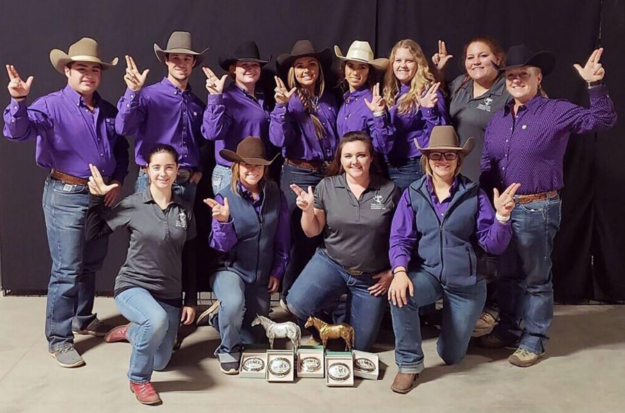 The Tarleton State University Stock horse team wins their second-straight World Title on October 26 - 28 at the SHTX Western Horseman Stock Horse World Show in Abilene, Texas.