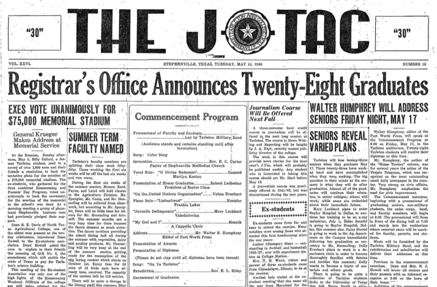 May 14, 1946 issue of The JTAC