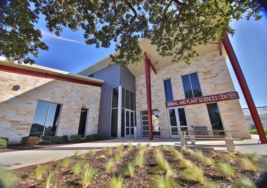 The new Animal and Plant Sciences Center located at the Tarleton farm. The Animal Science side has an open sided learning room where students can study animals to encourage more hands-on learning, and it also has many animal science labs. The Plant Sciences side has horticulture rooms, labs and 4 green houses. 
