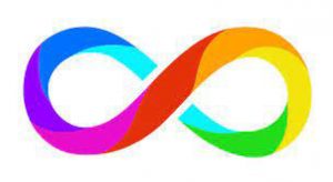 The rainbow infinity symbol has become a new symbol to represent autism that is more inclusive than the traditional puzzle piece symbol that has been linked to Autism Speaks.