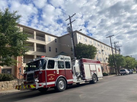 Stephenville Fire Department arrived on the scene moments after students evacuated the building. 